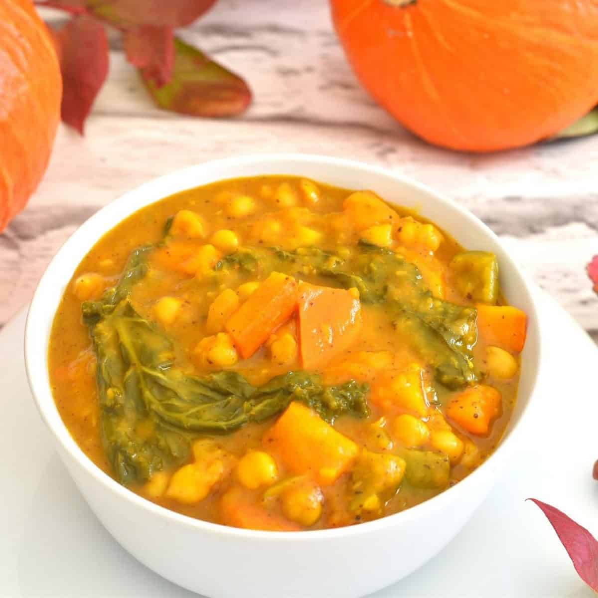 Pumpkin Chickpea Kale Curry Pumpkin Chickpea Kale Curry