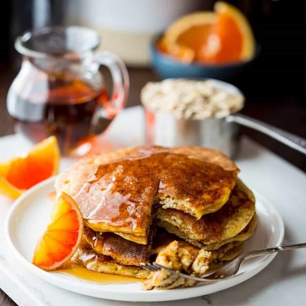 Tangerine Protein Pancakes Tangerine Protein Pancakes