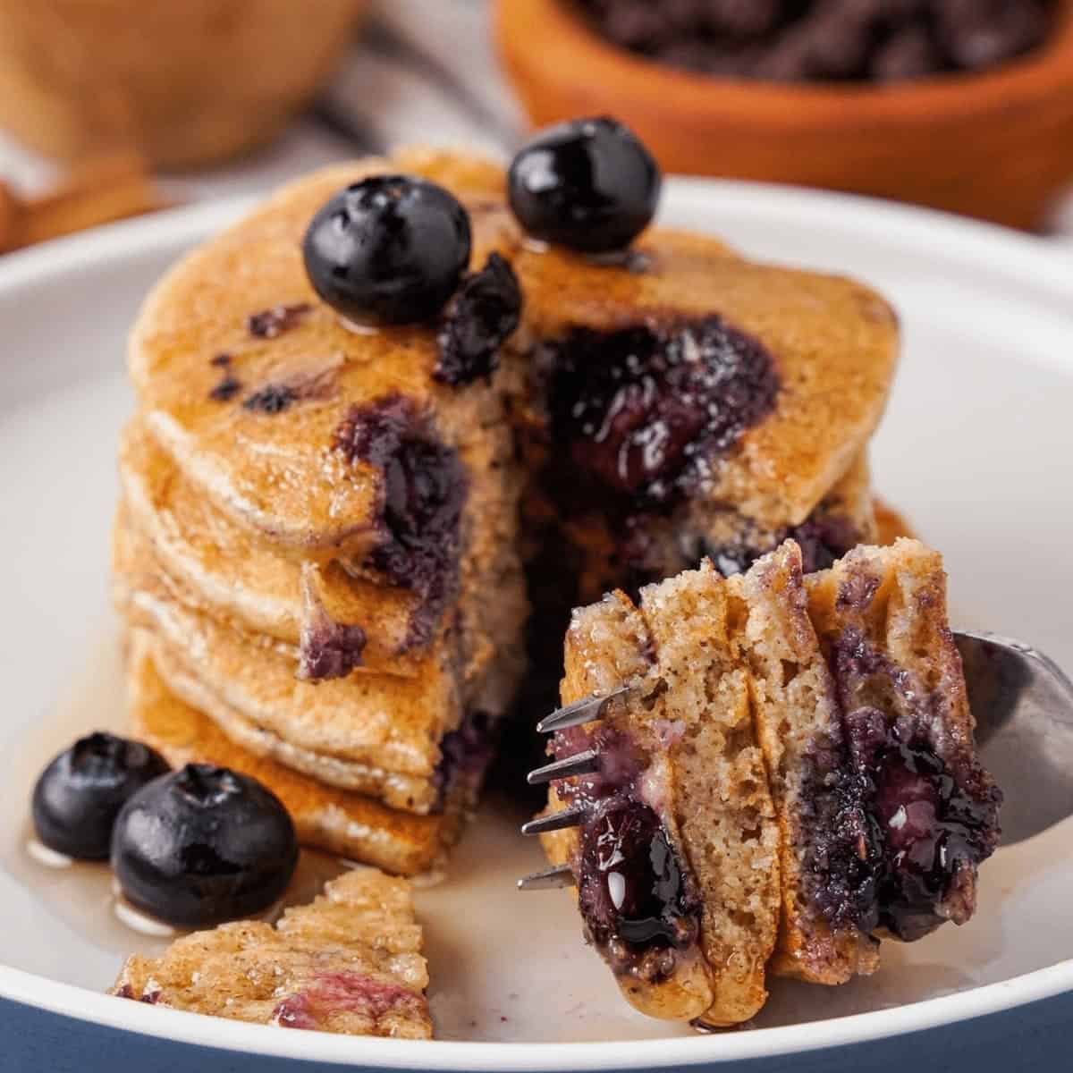 Whole Wheat Greek Yogurt Pancakes
