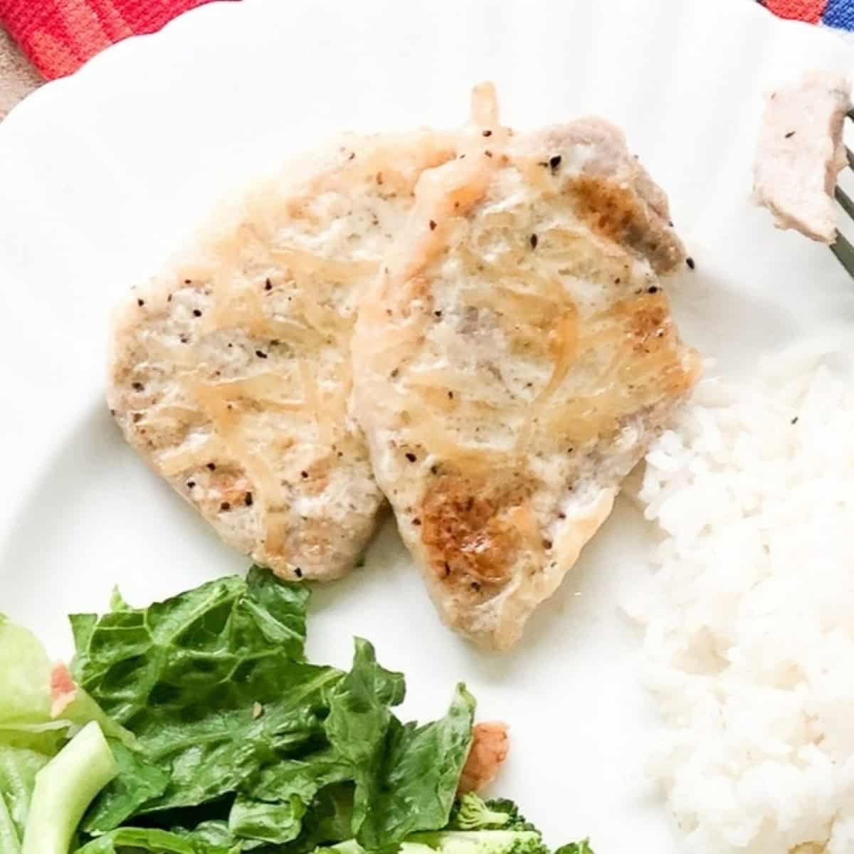 3 Ingredient Baked Pork Chops