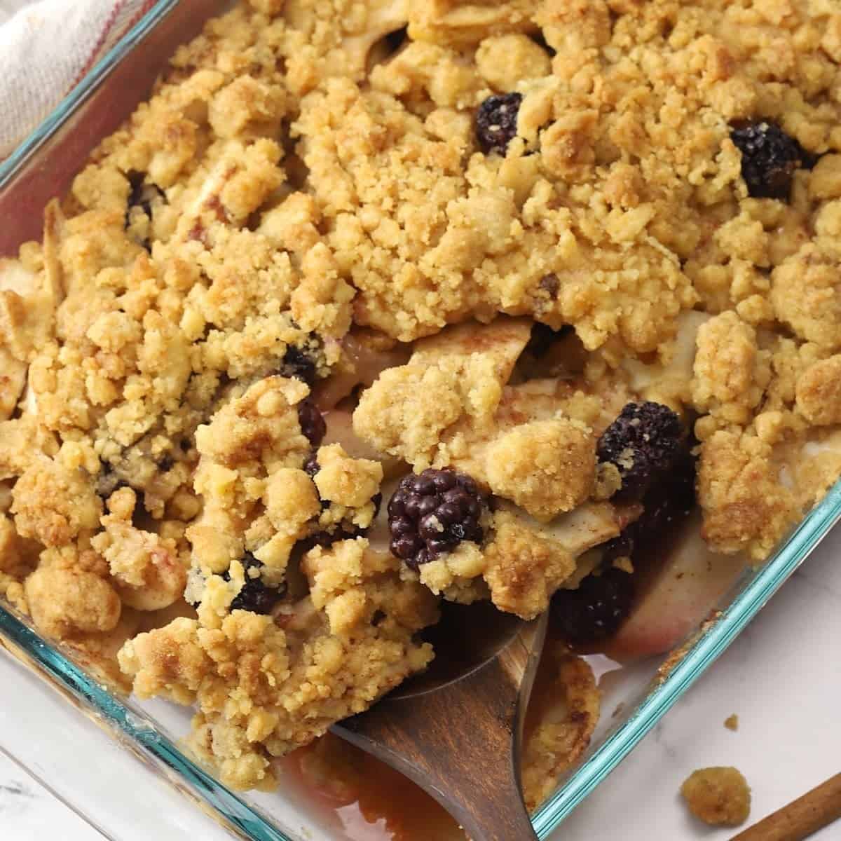Apple Blackberry Crumble Apple Blackberry Crumble