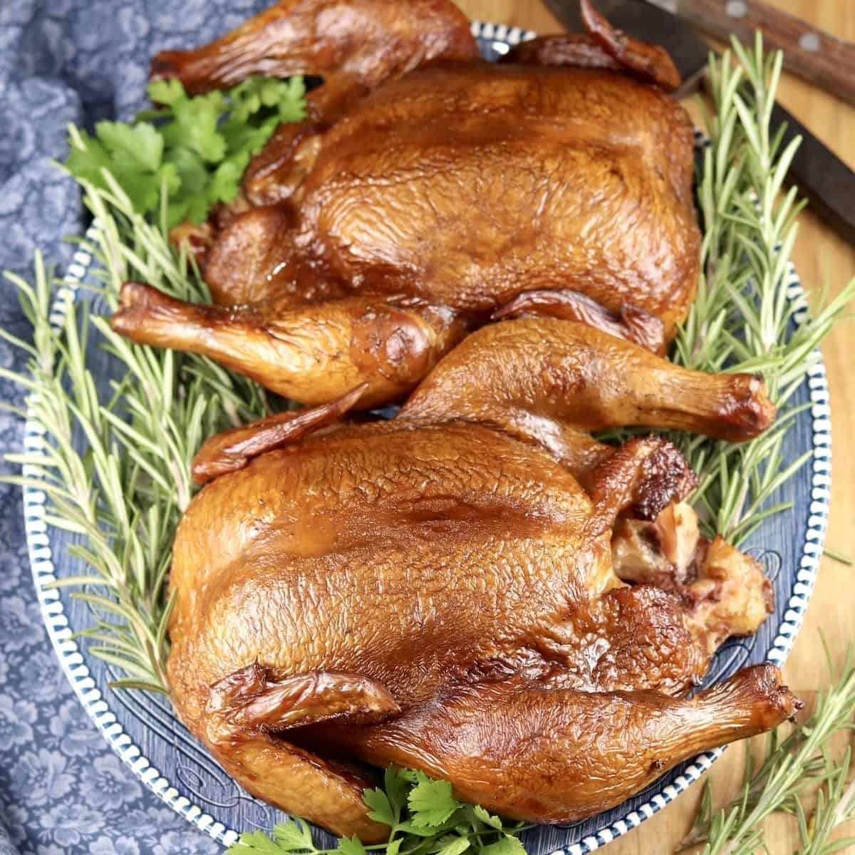 Apple Cider Smoked Chicken