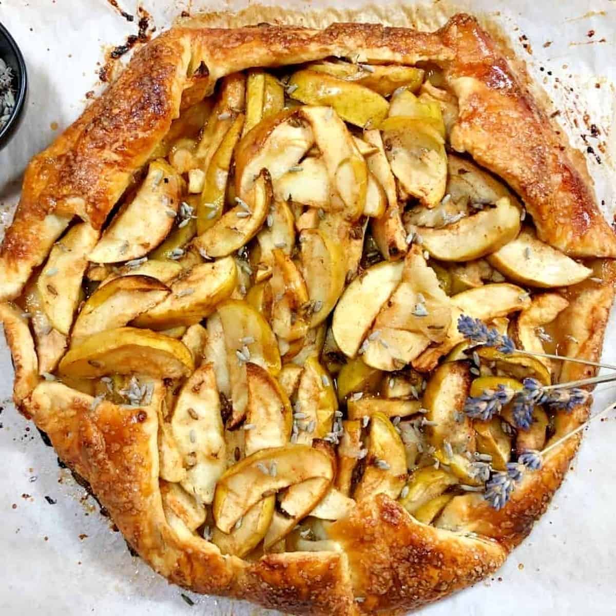 Apple Lavender Galette Apple Lavender Galette