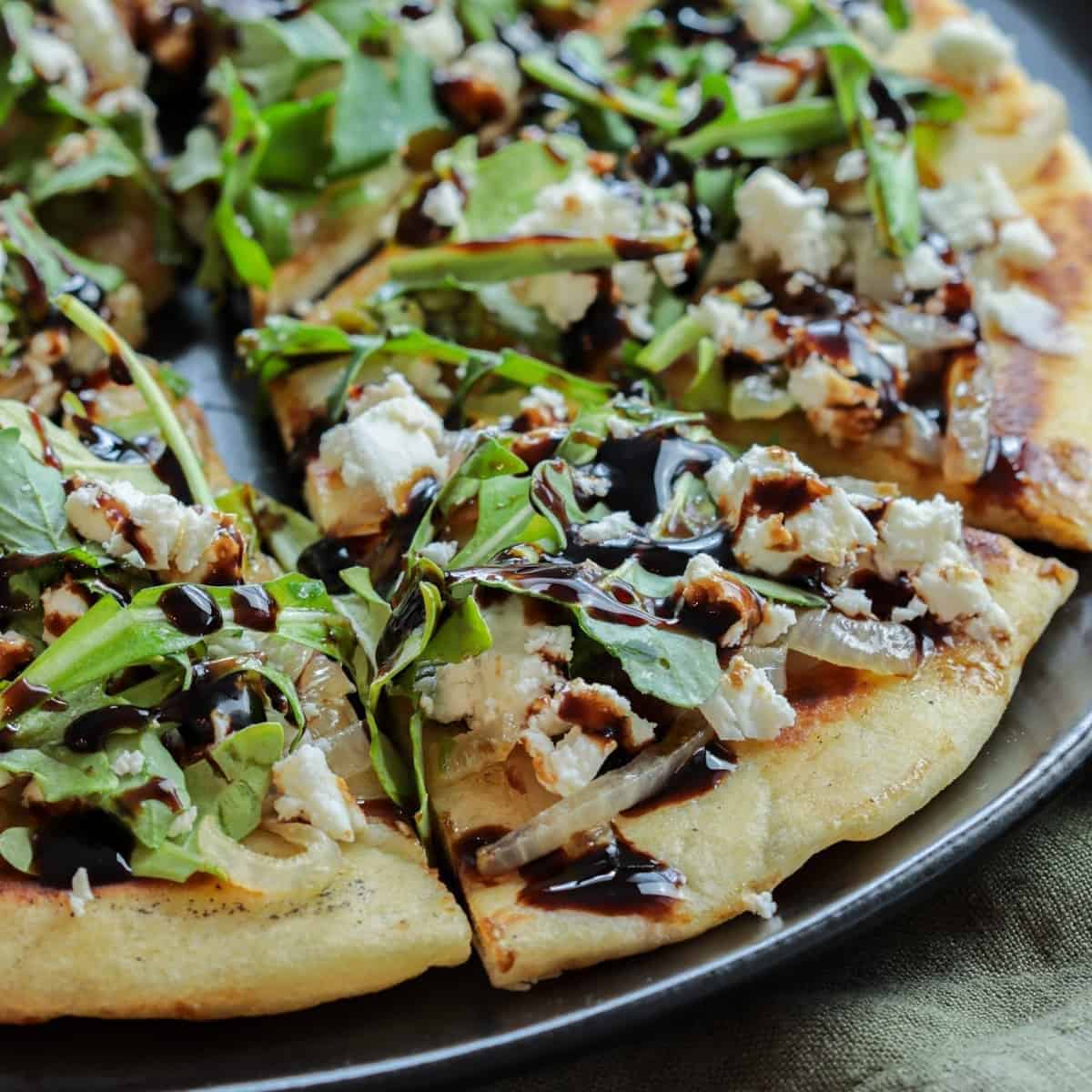 Arugula Feta Flatbread Arugula Feta Flatbread