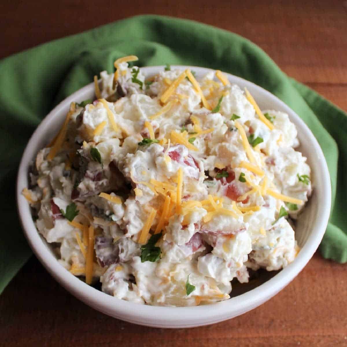 Bacon Cheddar Ranch Potato Salad Bacon Cheddar Ranch Potato Salad