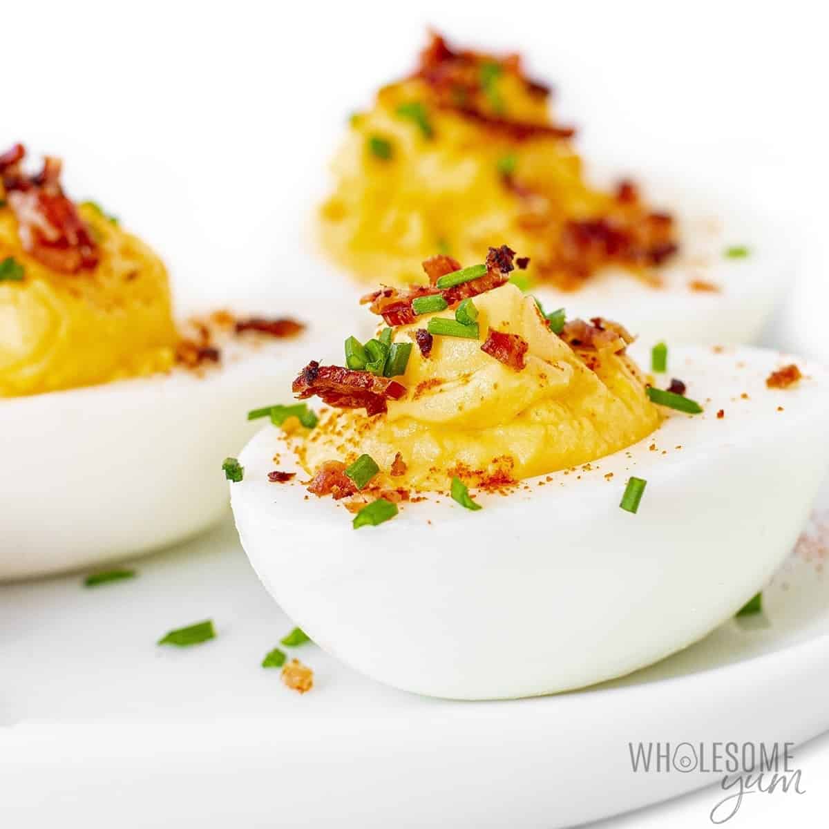 Bacon Deviled Eggs Bacon Deviled Eggs
