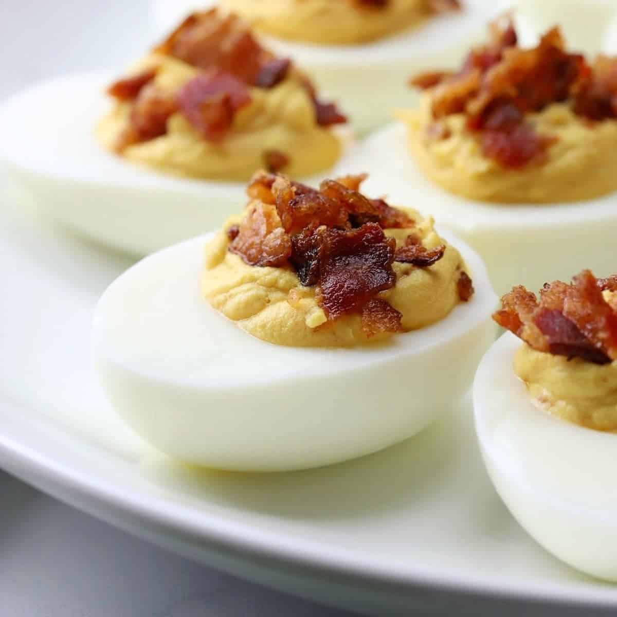 Bacon Deviled Eggs Bacon Deviled Eggs