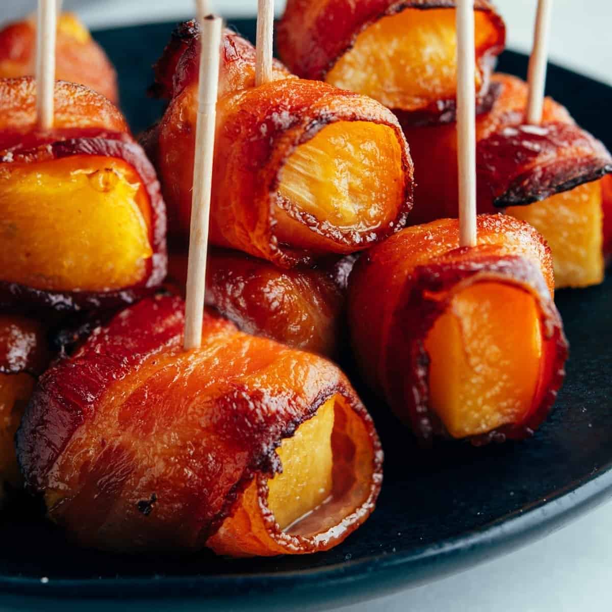 Bacon Wrapped Pineapple Bacon Wrapped Pineapple