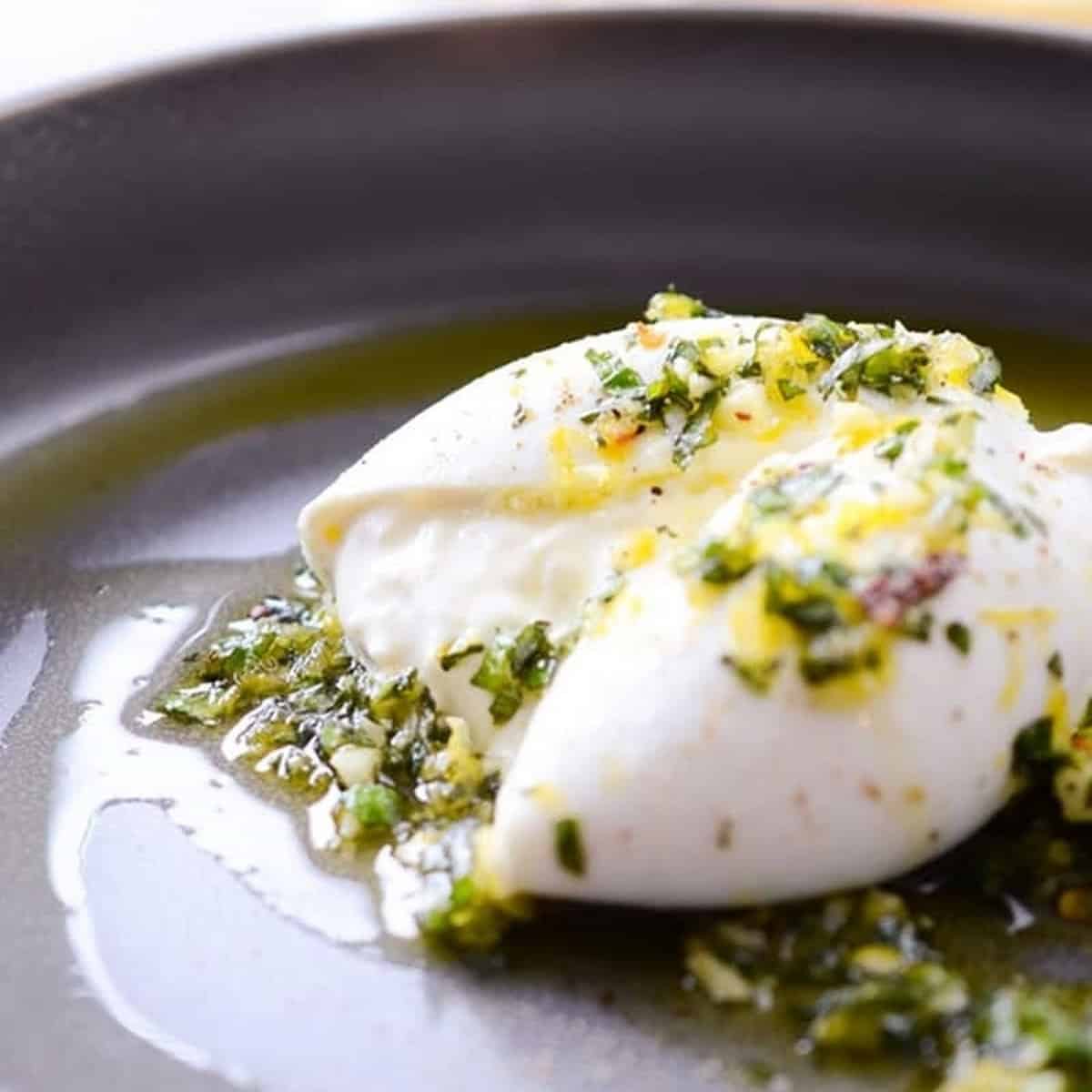 Basil Lemon Burrata Appetizer Basil Lemon Burrata Appetizer