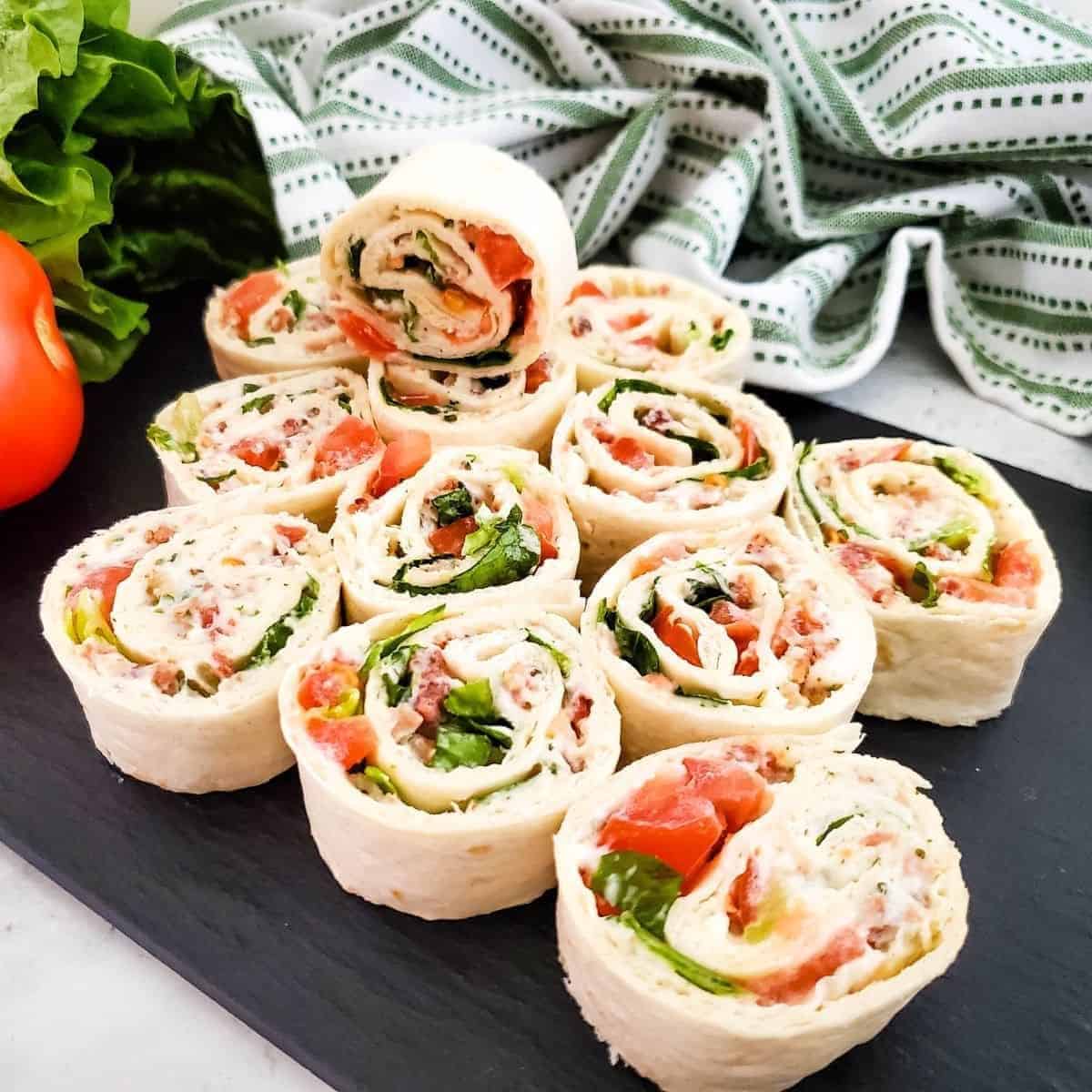 Blt Pinwheels Recipe Blt Pinwheels Recipe