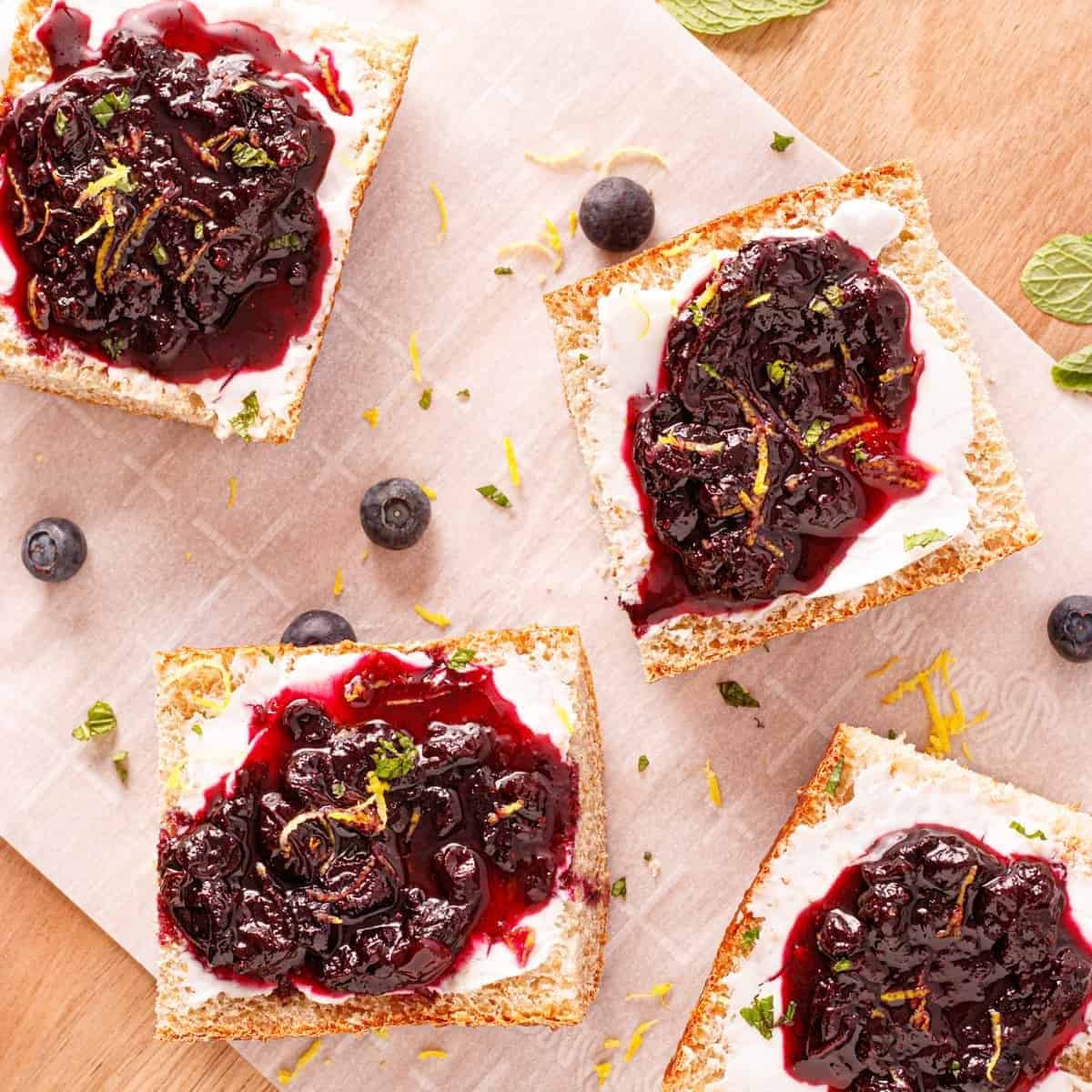 Blueberry Toast Blueberry Toast