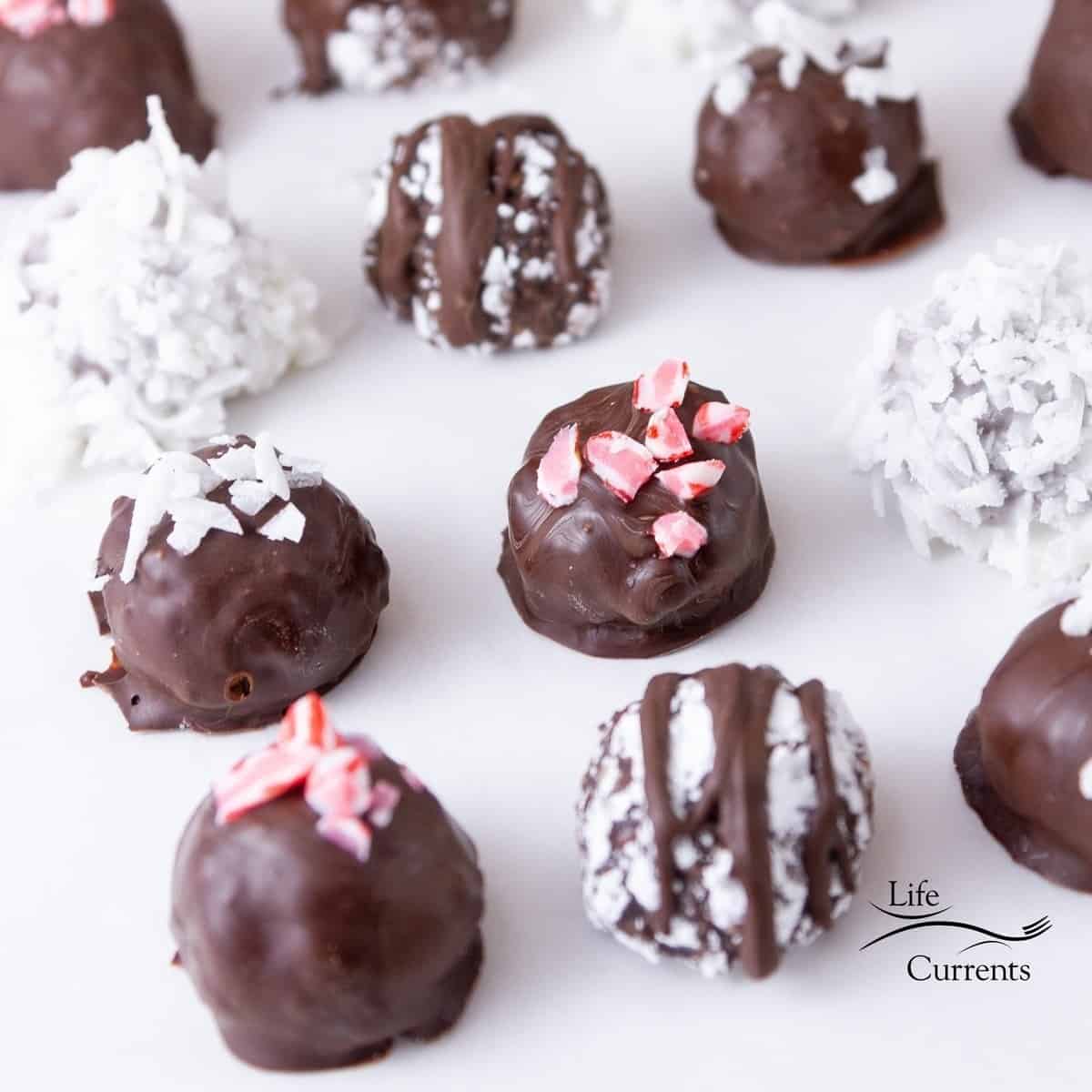 Boozy Black Forest Rum Balls