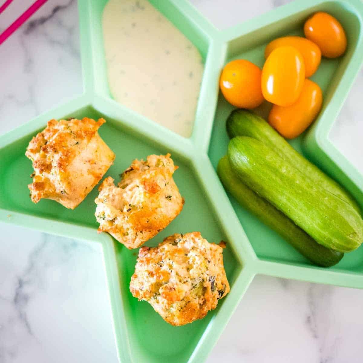 Broccoli And Cheese Mini Muffins