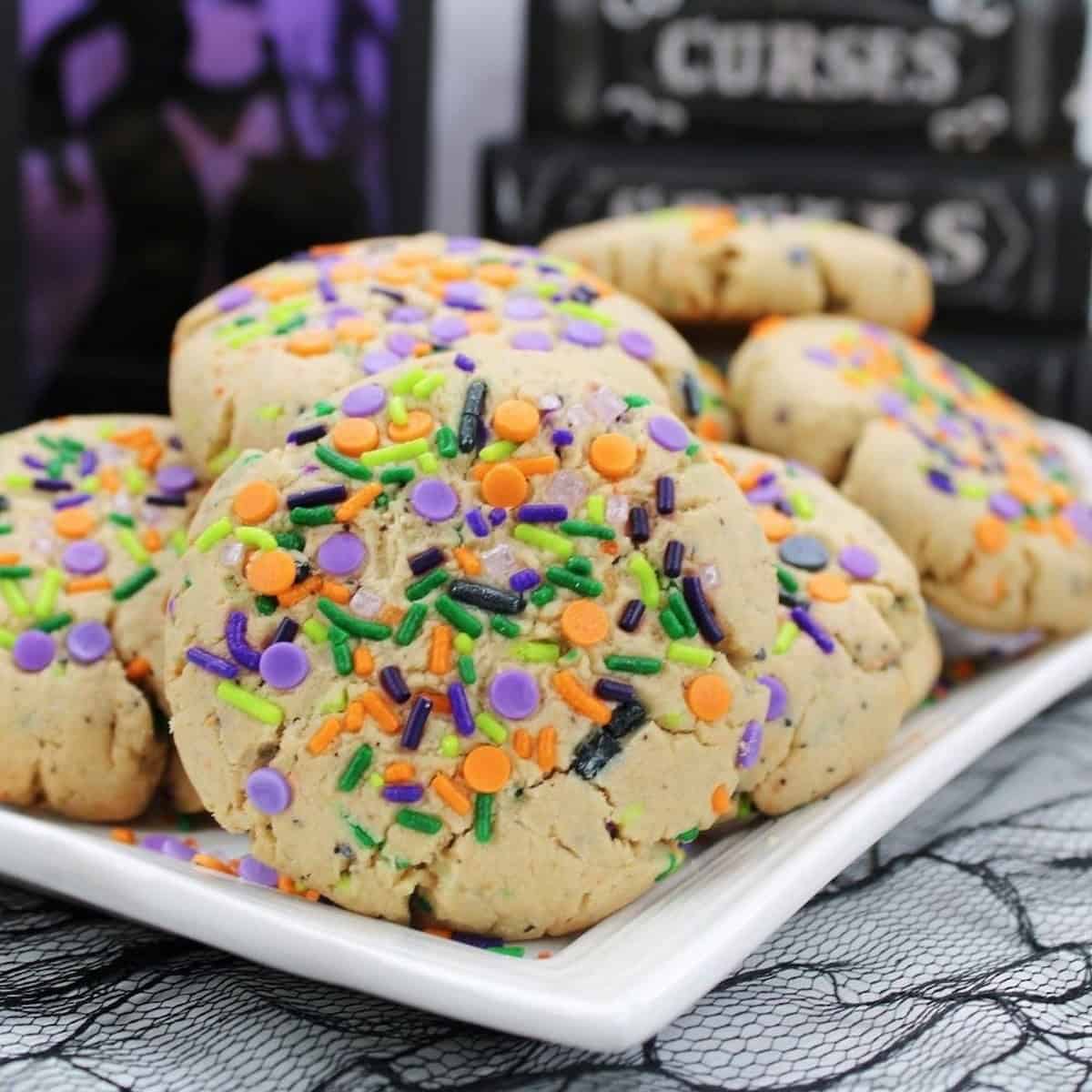 Brown Butter Halloween Sprinkle Cookies Brown Butter Halloween Sprinkle Cookies