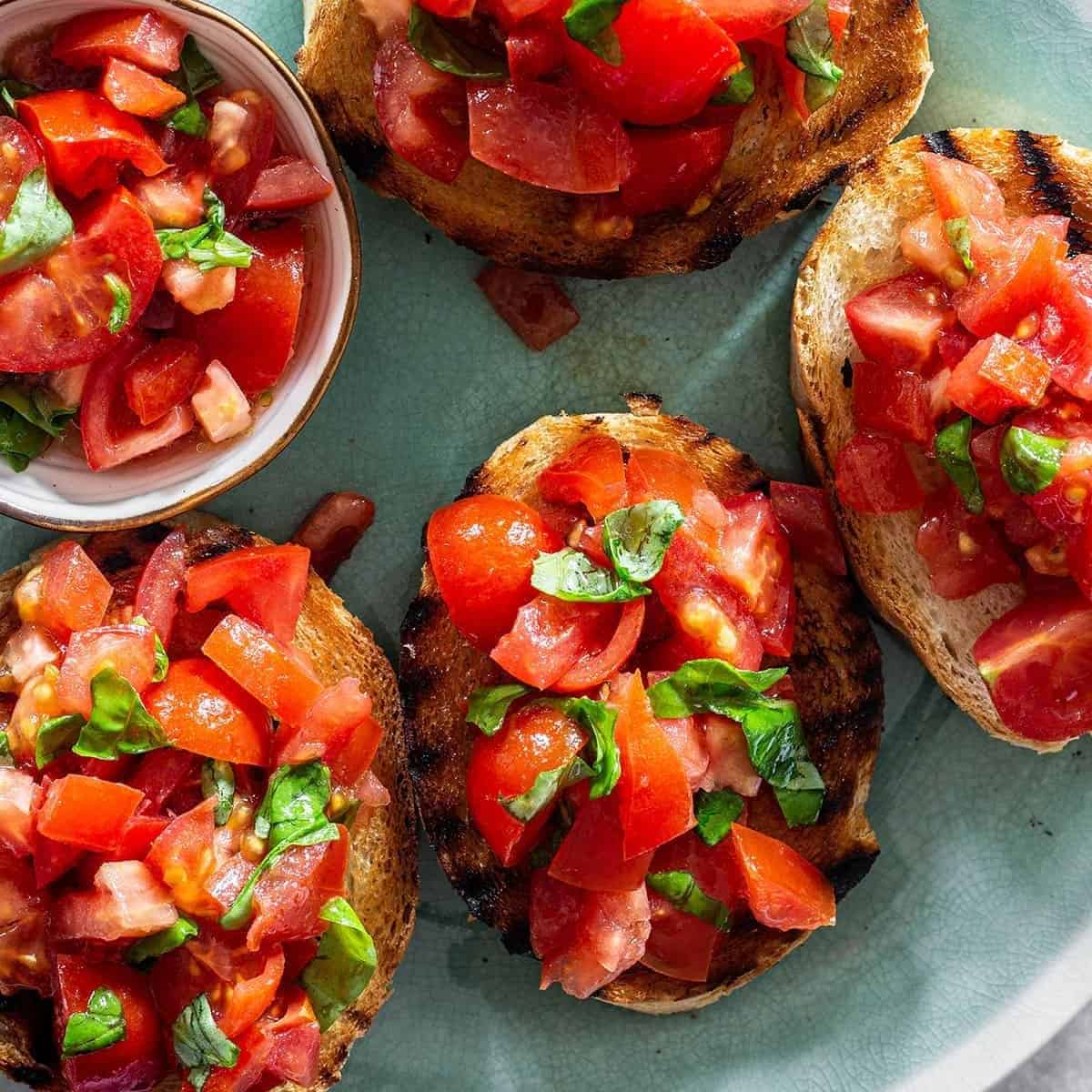 Bruschetta Al Pomodoro Bruschetta Al Pomodoro