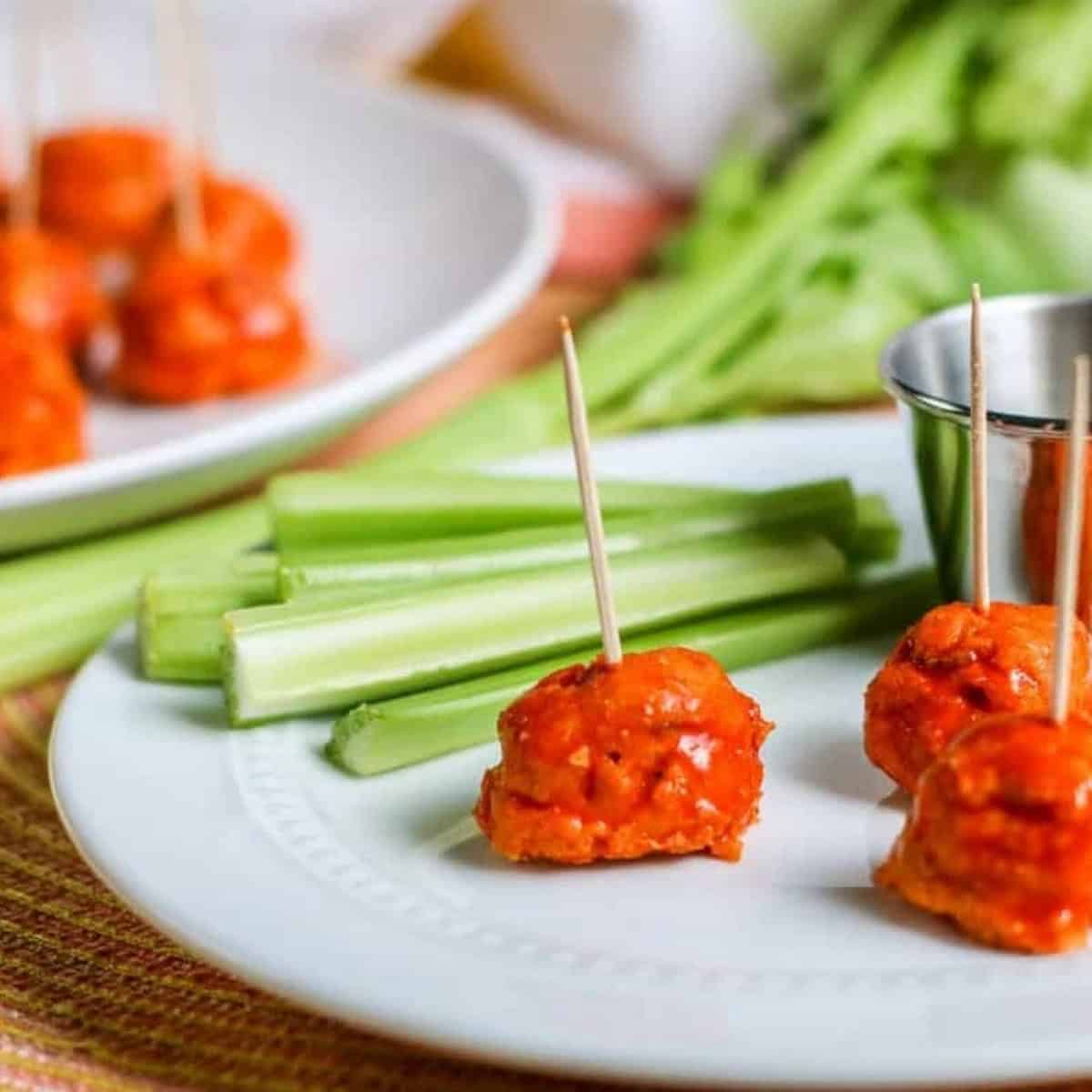 Buffalo Chicken Meatballs Buffalo Chicken Meatballs