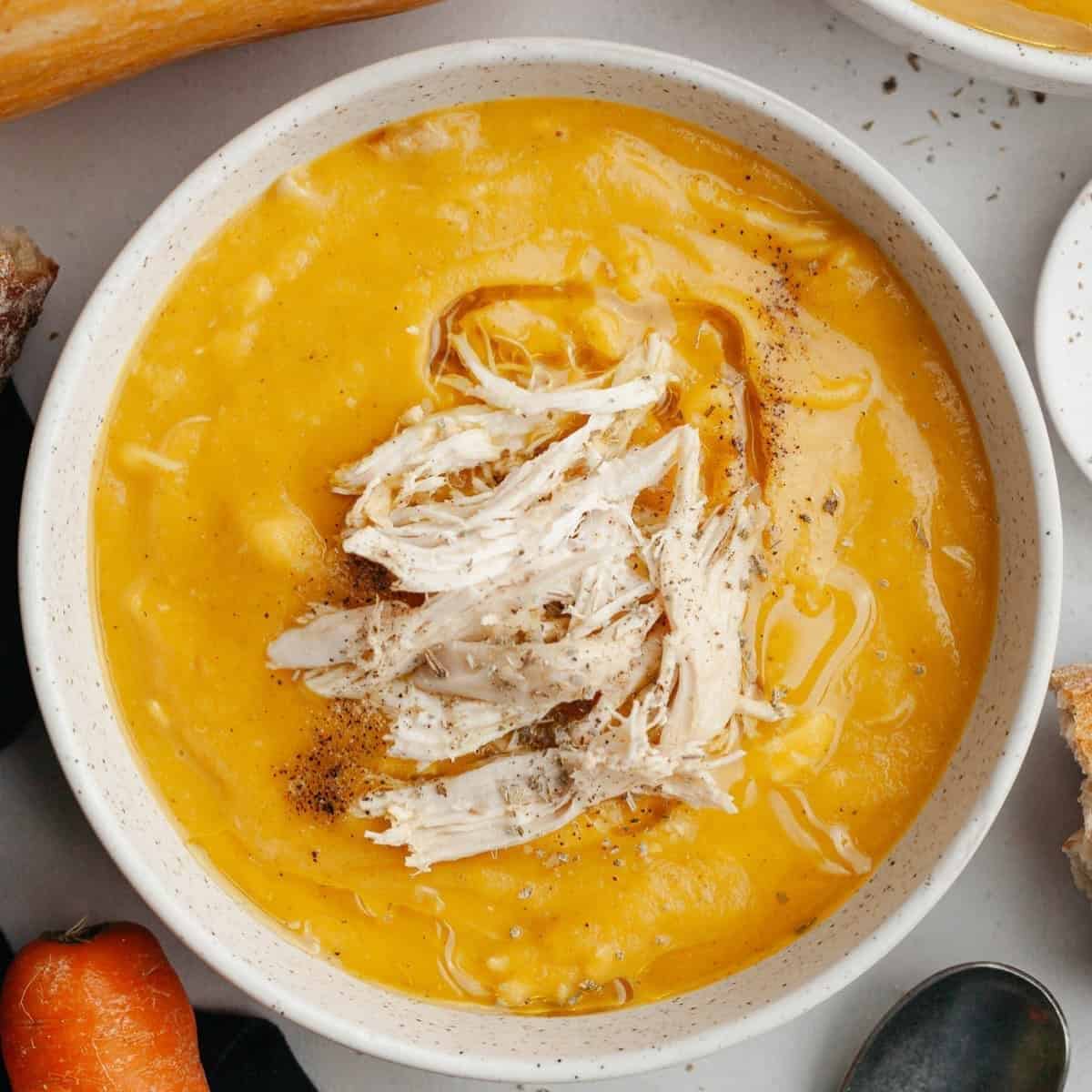 Butternut Squash Chicken Soup Butternut Squash Chicken Soup