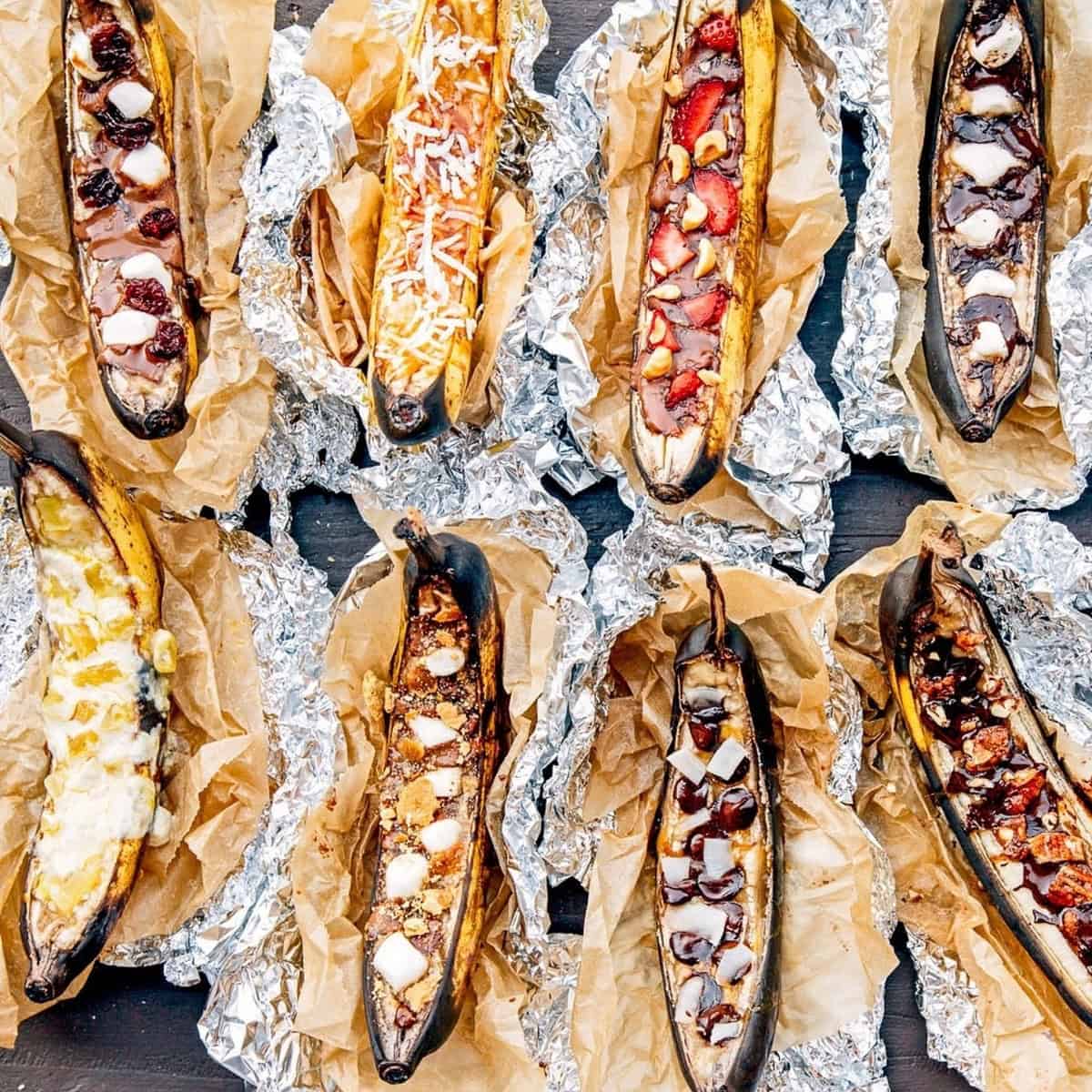 Campfire Banana Boats
