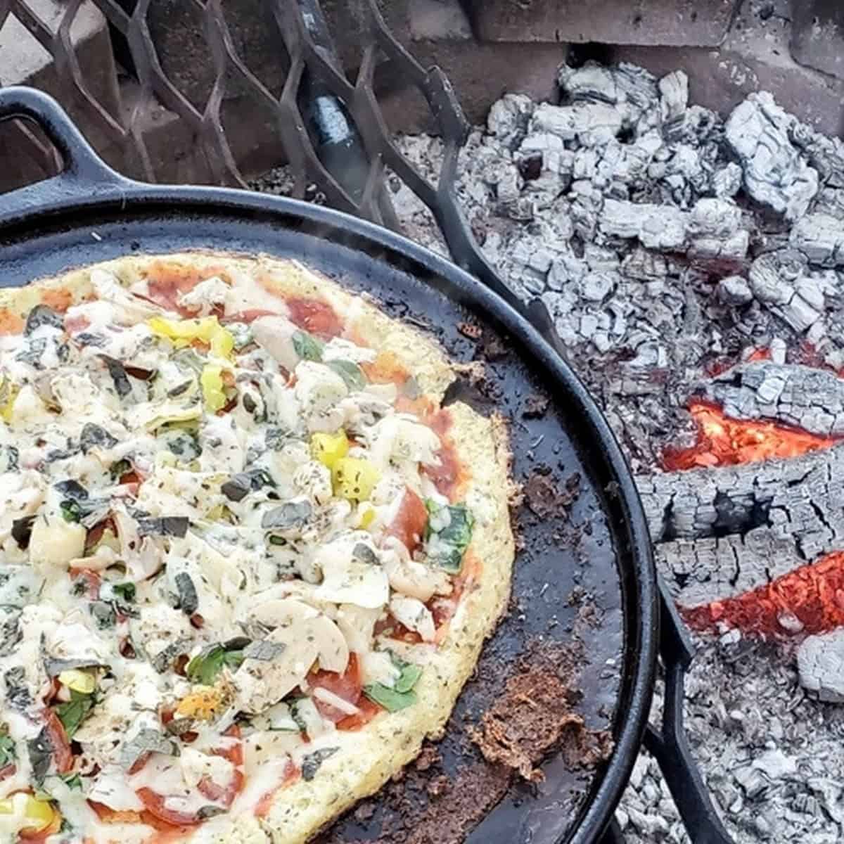 Campfire Cauliflower Pizza Crust
