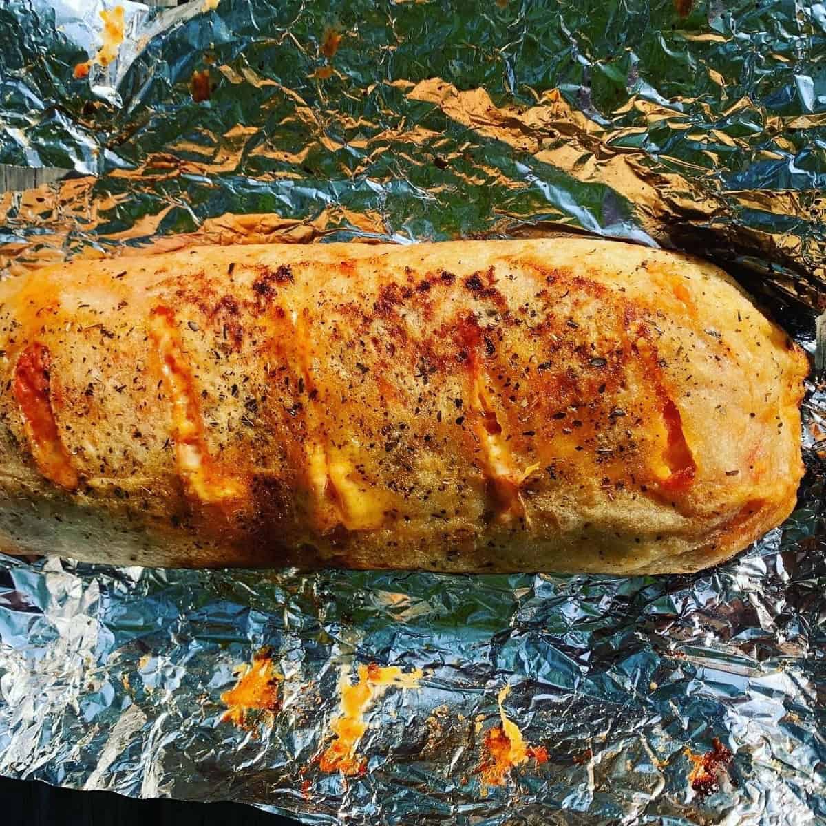 Campfire Pizza Bread