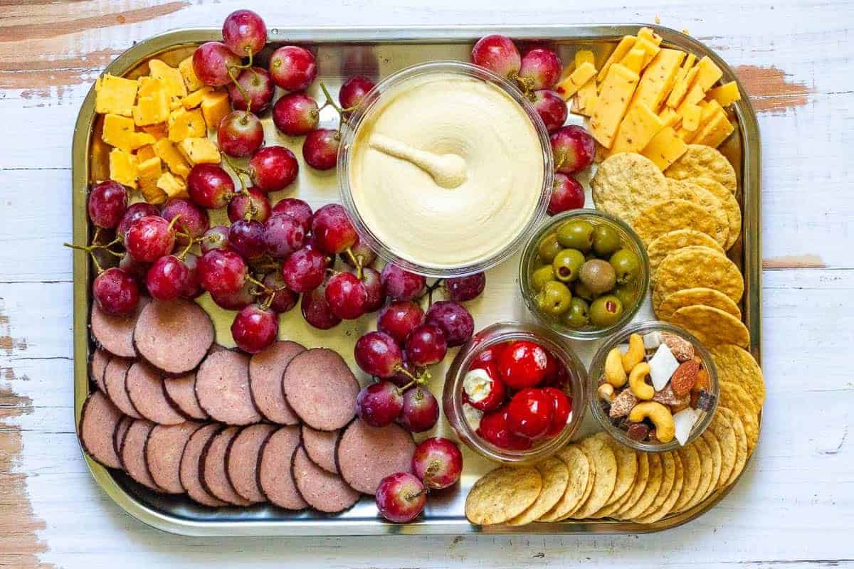 Camping Charcuterie Board