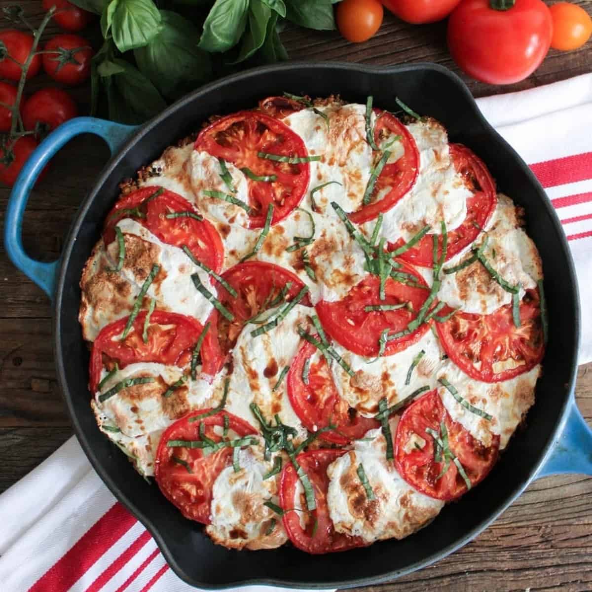 Caprese Quinoa Bake