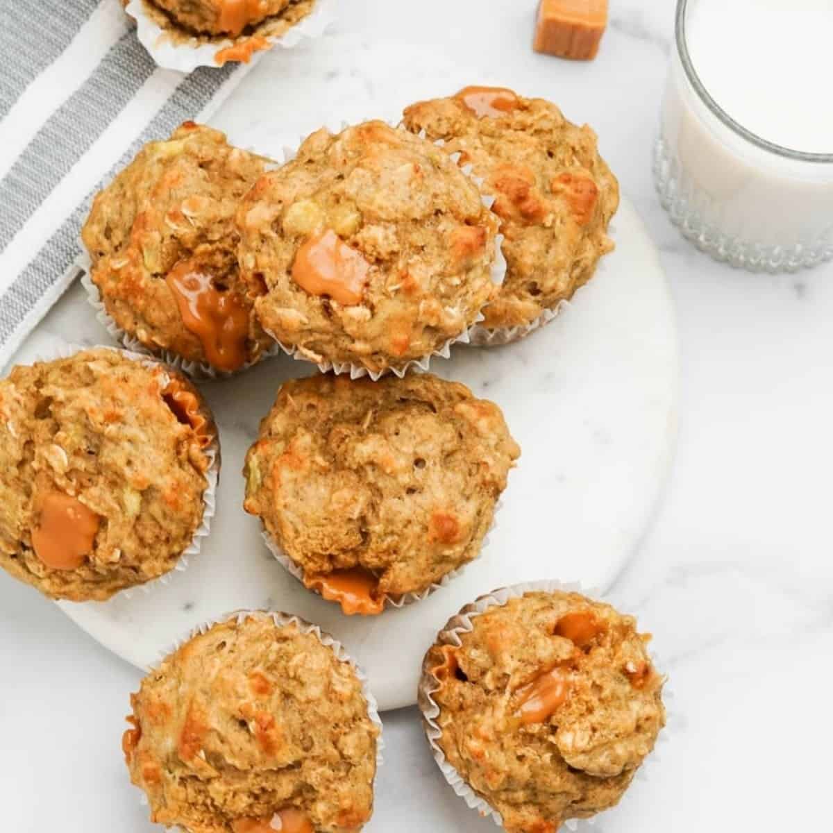 Caramel Banana Muffins Caramel Banana Muffins