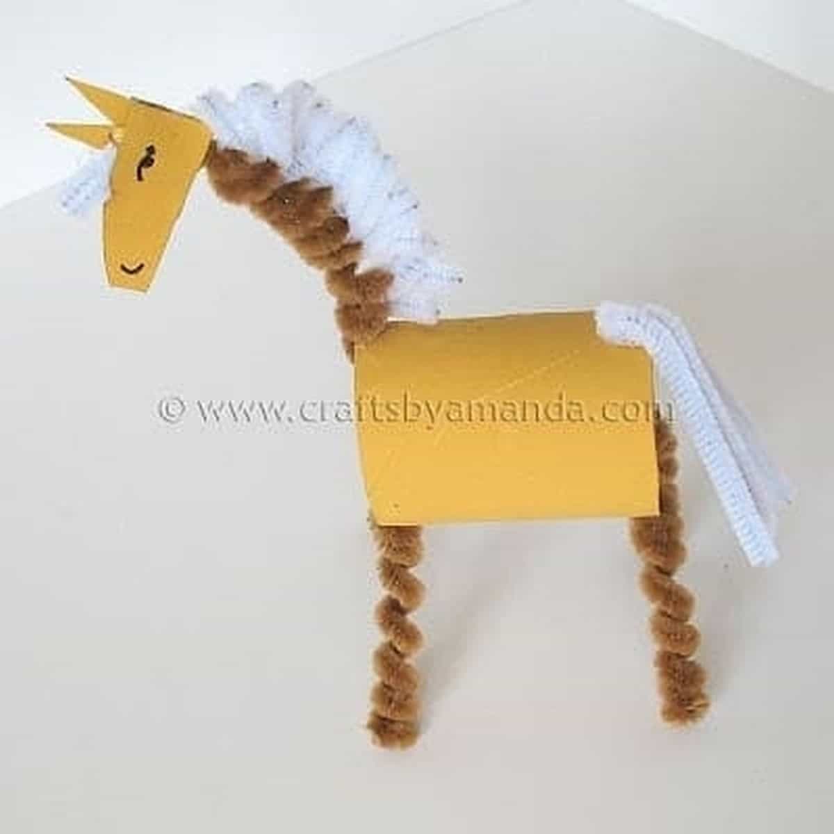 Cardboard Tube Horse Farm Series