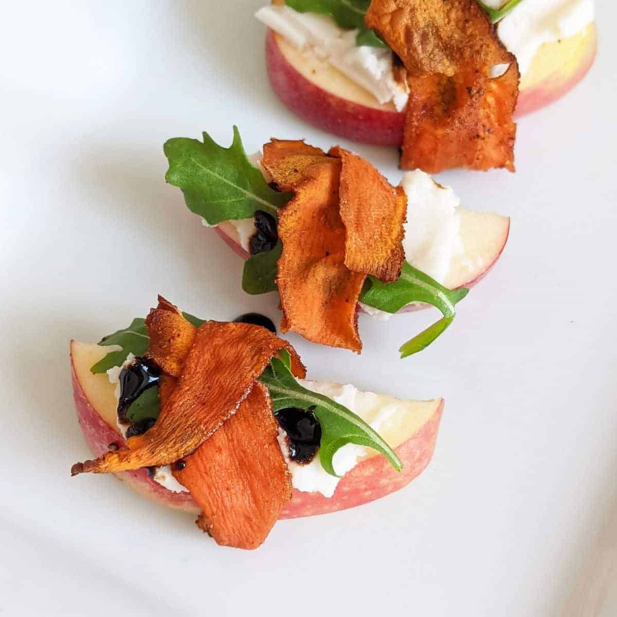 Carrot Bacon Wrapped Apple Bites Carrot Bacon Wrapped Apple Bites
