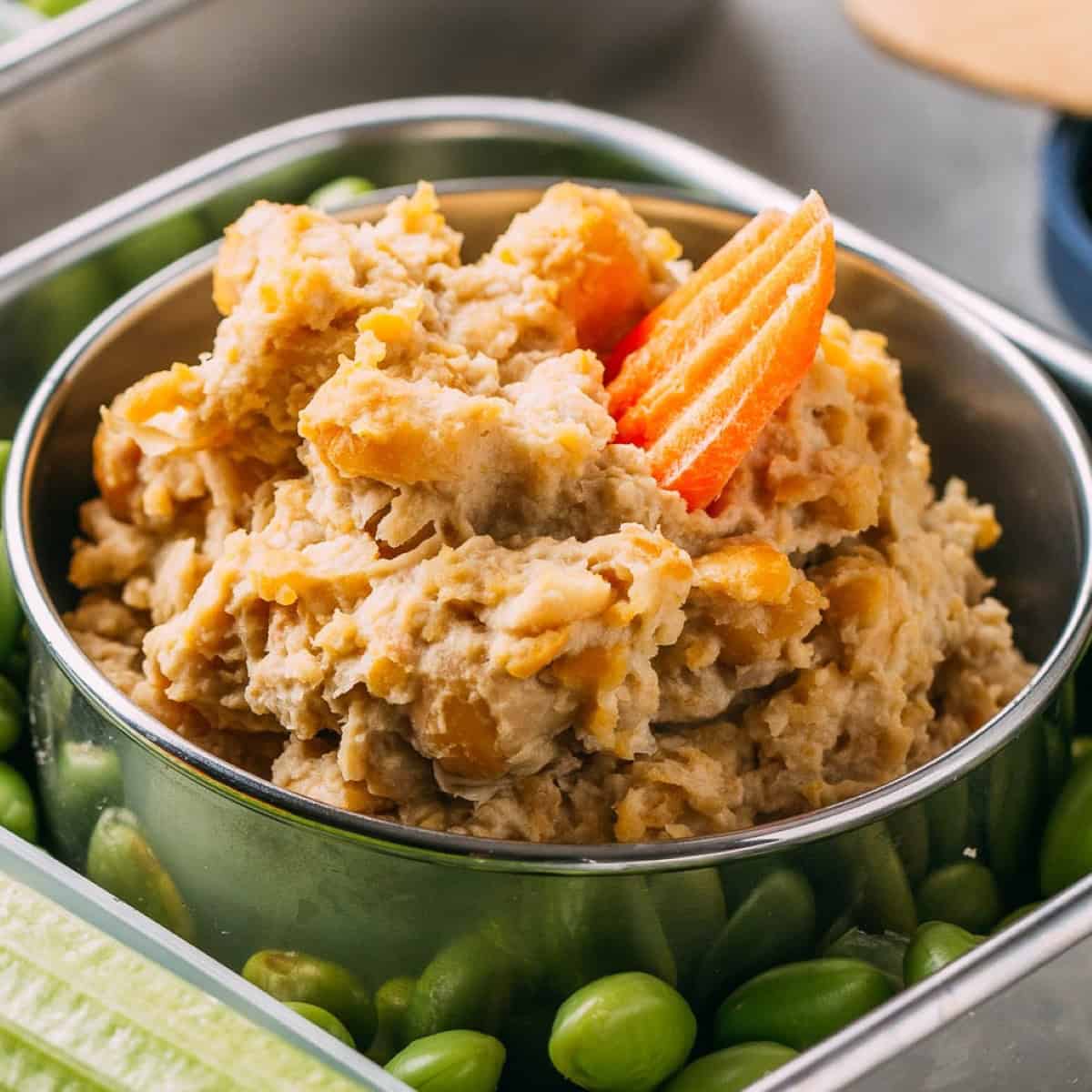Cheesy Smashed Chickpea Spread Cheesy Smashed Chickpea Spread