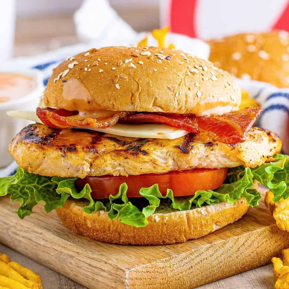 Chick Fil A Grilled Chicken Club Sandwich