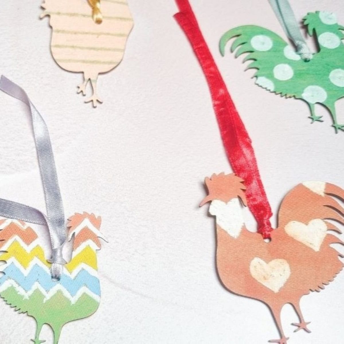 Chicken And Rooster Decorations Svg Free