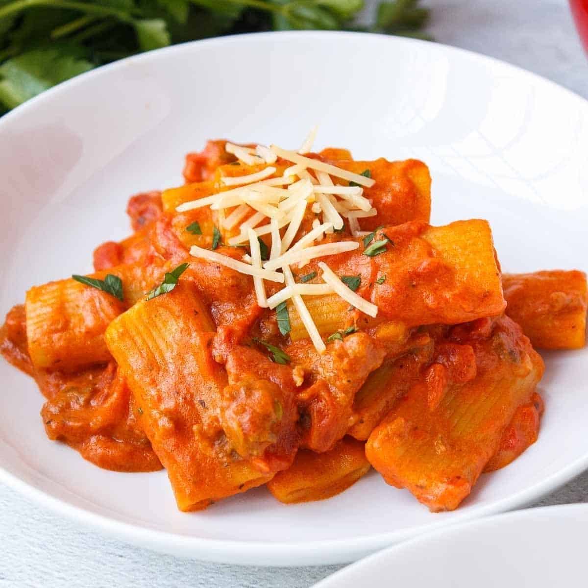 Creamy One Pot Rigatoni Creamy One Pot Rigatoni