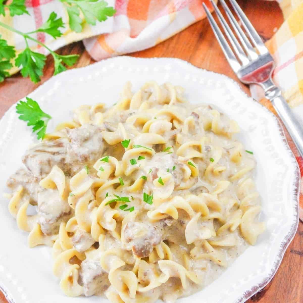 Crock Pot Beef Stroganoff Recipe
