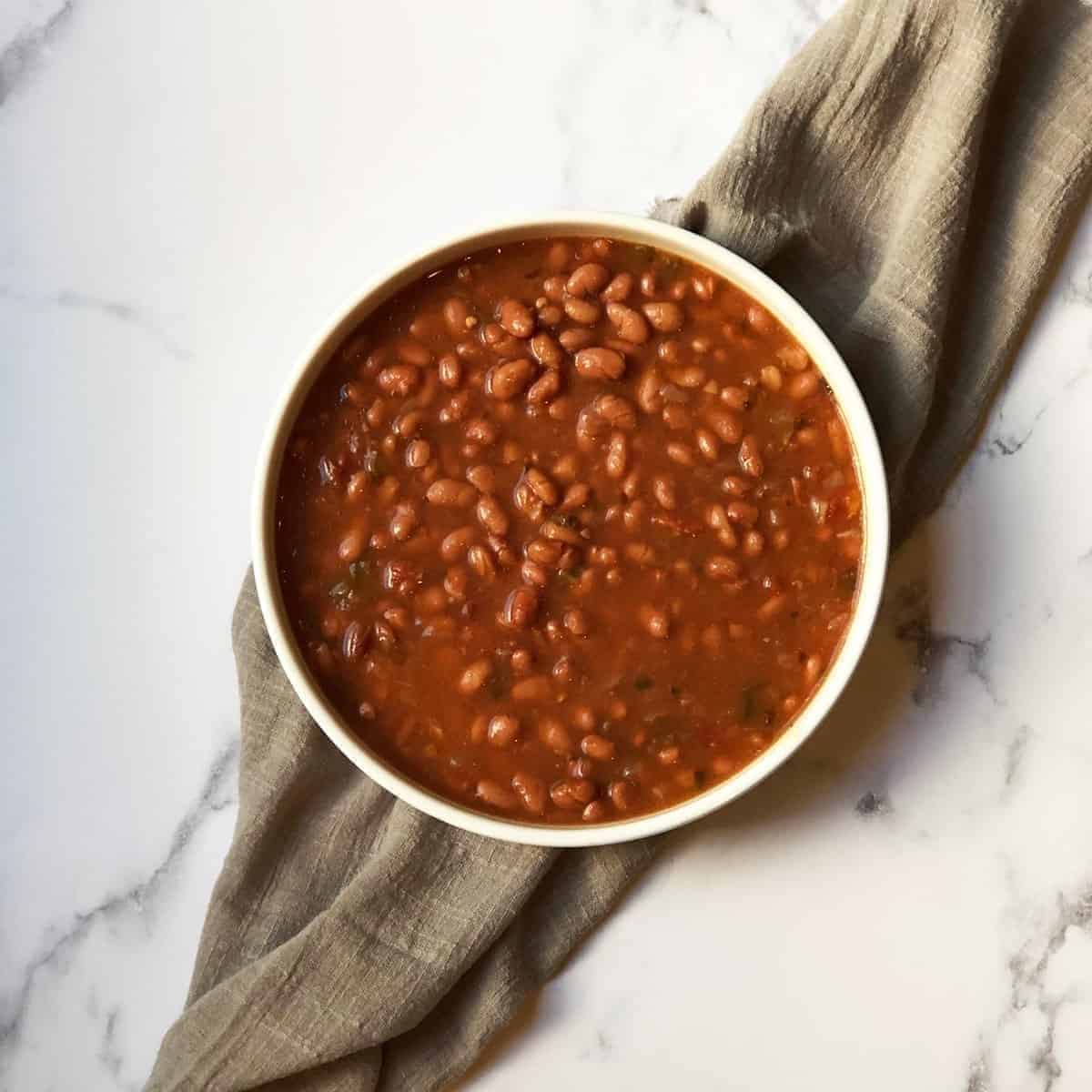 Crockpot Borracho Beans Crockpot Borracho Beans