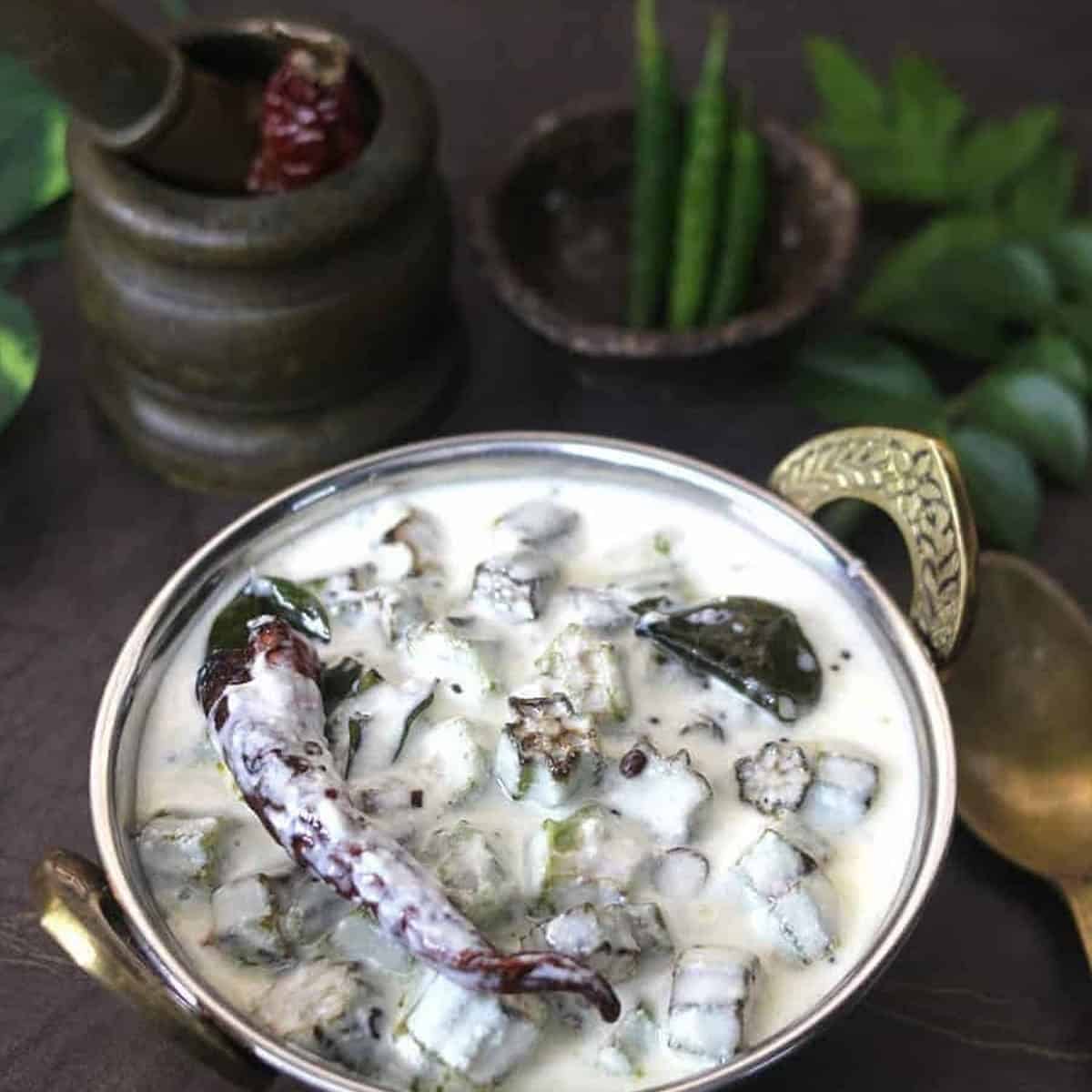 Dahi Bhindi Recipe