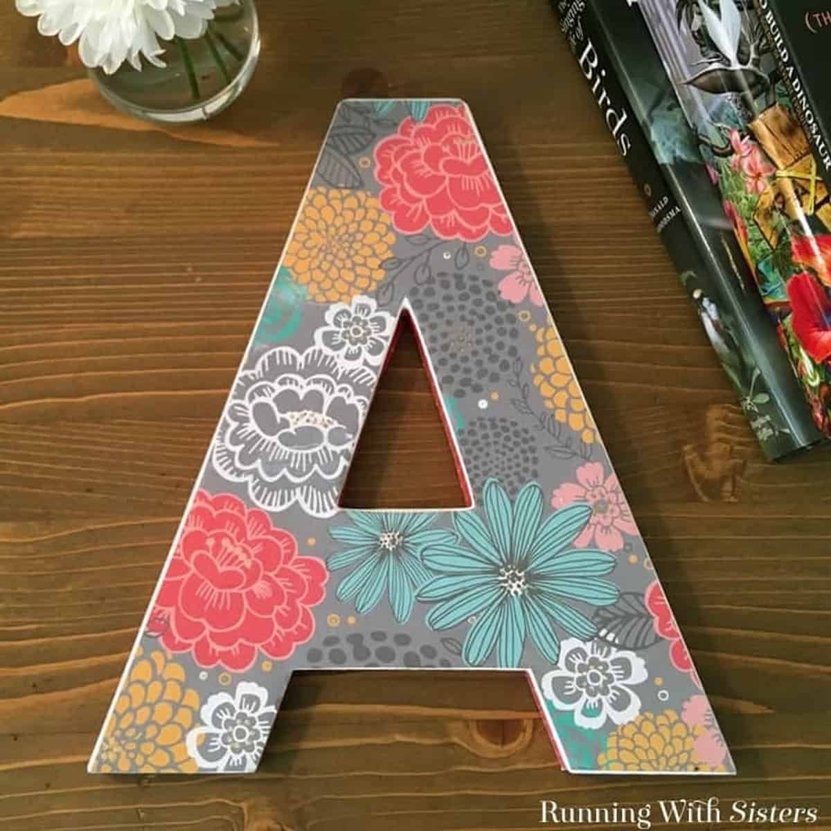 Decorative Letter Gift Decoupage