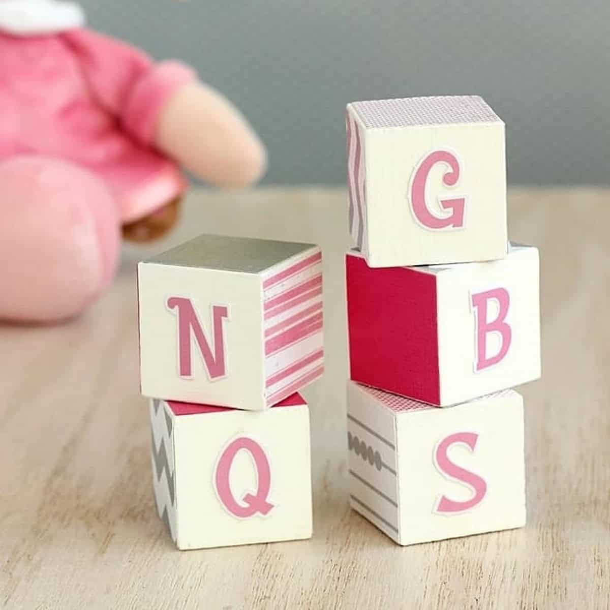 Diy Alphabet Blocks