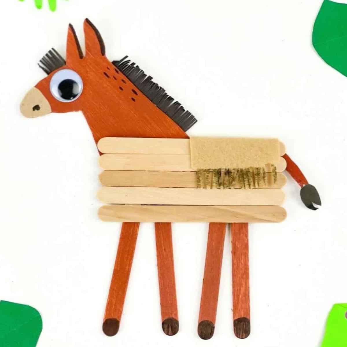 Donkey Palm Sunday Craft