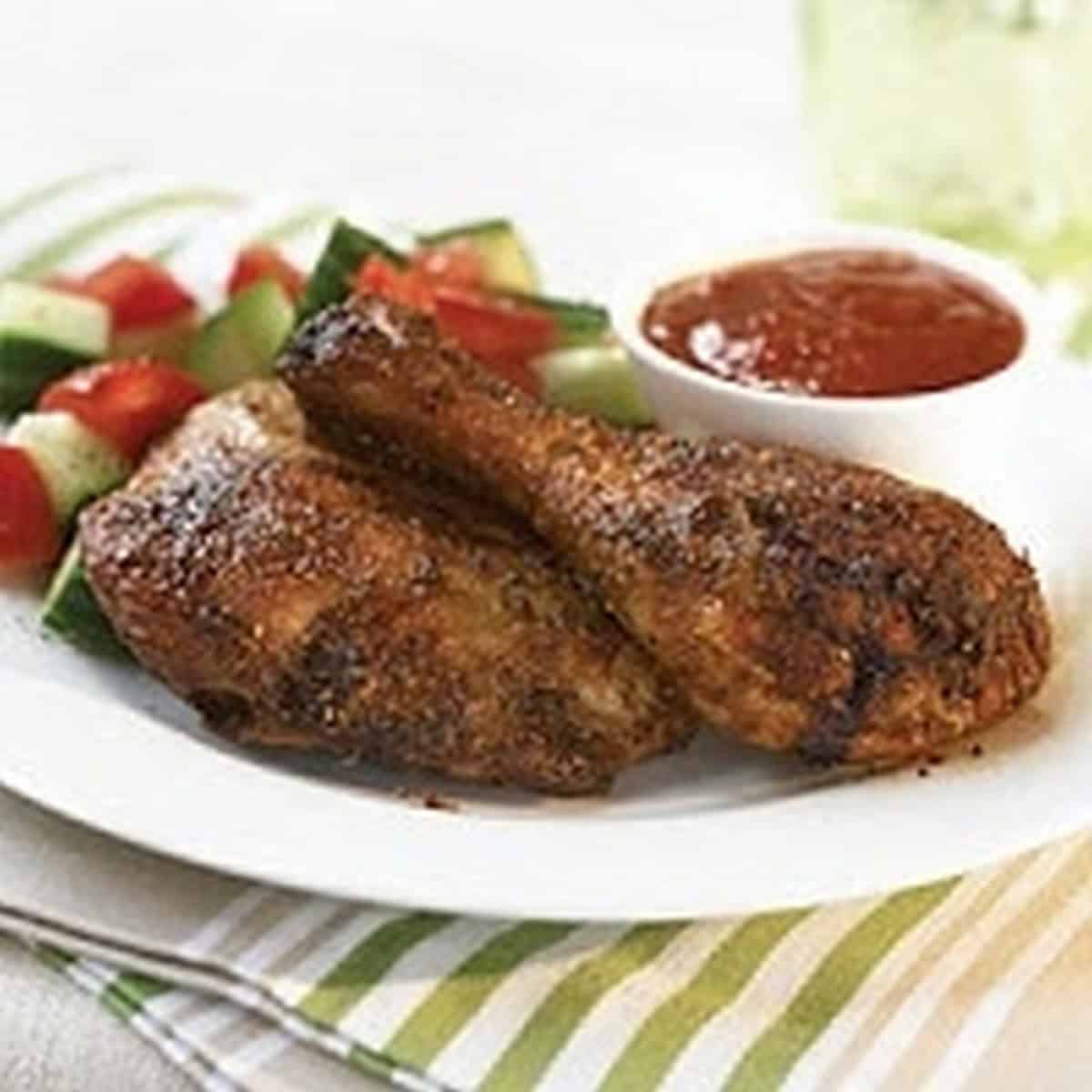 Dry Rub Chicken With Honey Barbecue Dry Rub Chicken With Honey Barbecue
