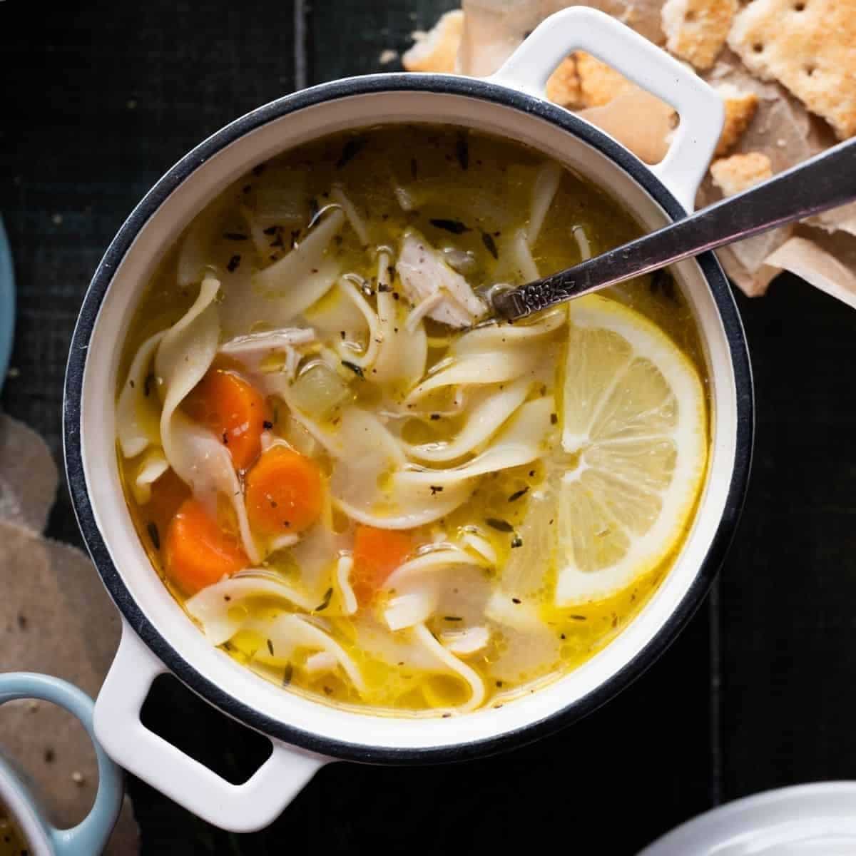Dutch Oven Easy Chicken Noodle Soup Dutch Oven Easy Chicken Noodle Soup