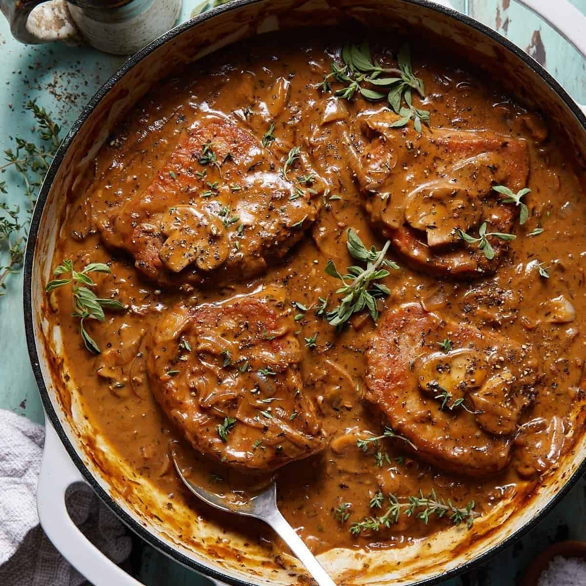 Dutch Oven Pork Chops