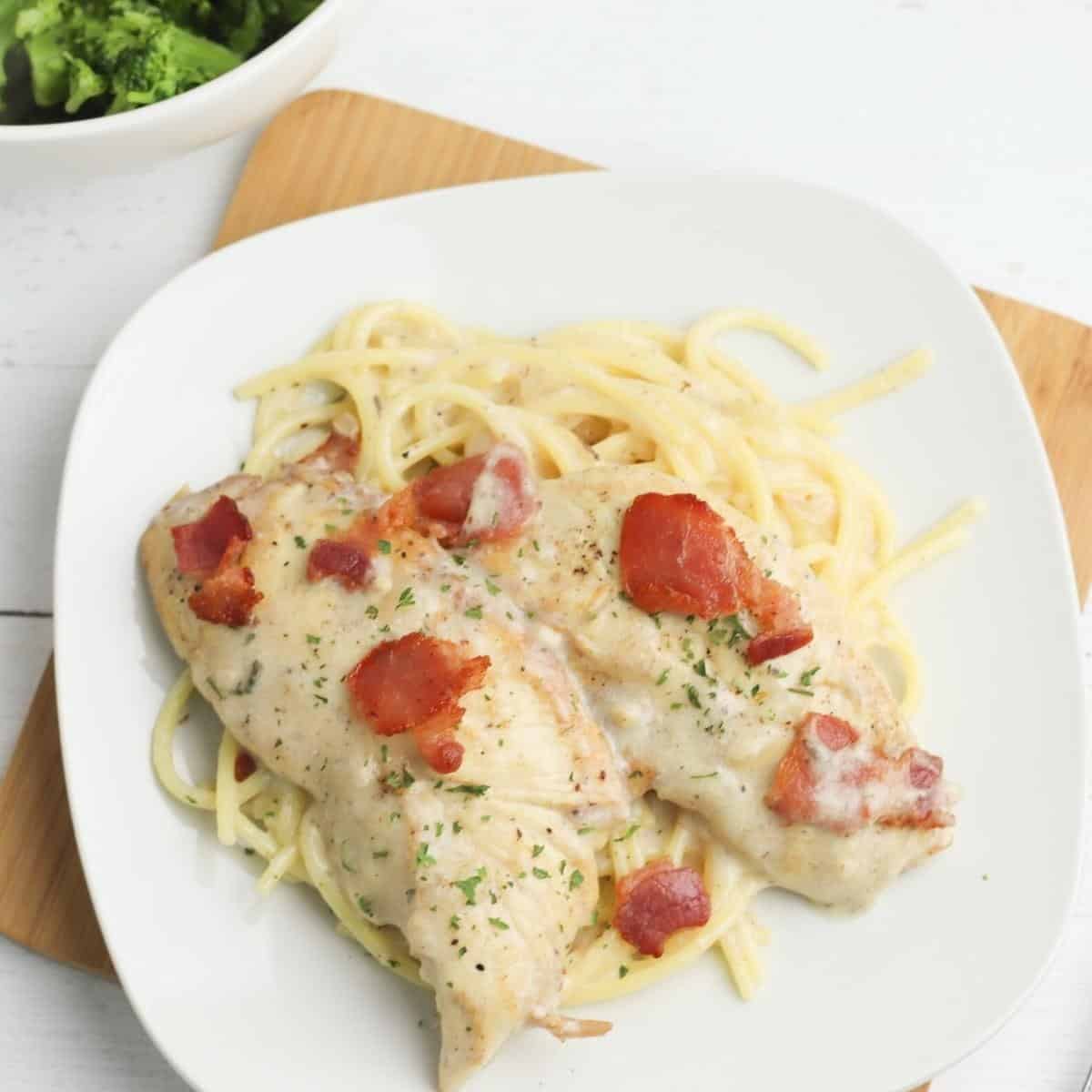 Easy And Quick Chicken Carbonara Easy And Quick Chicken Carbonara
