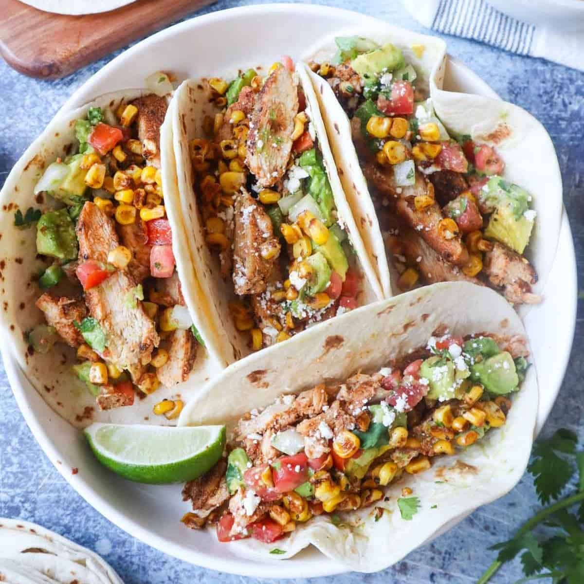 Easy Blackened Chicken Tacos Easy Blackened Chicken Tacos