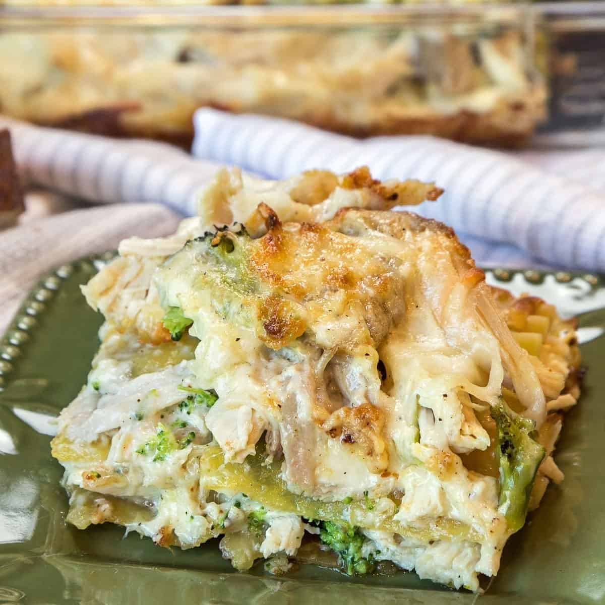 Easy Chicken And Broccoli Lasagna Easy Chicken And Broccoli Lasagna