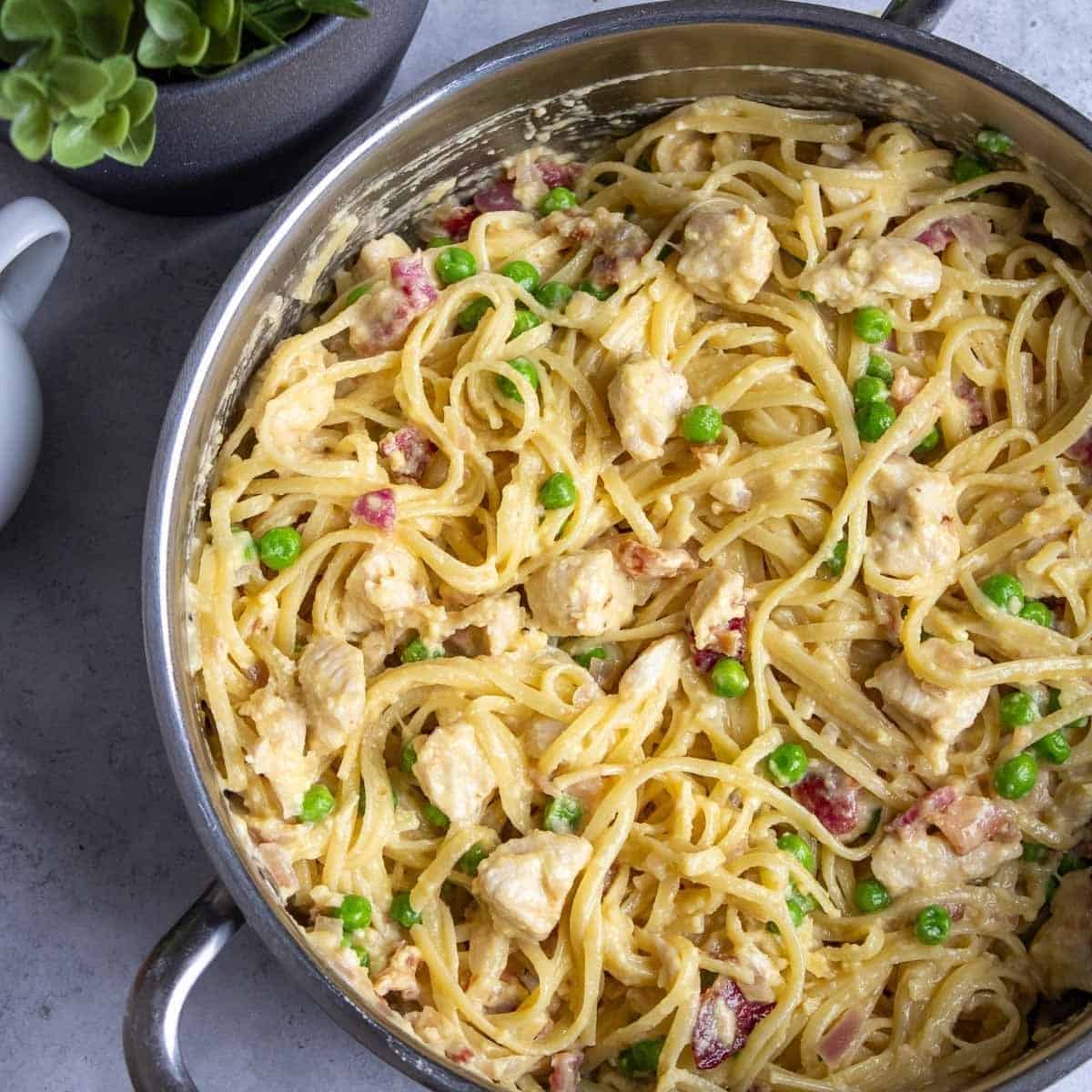 Easy Chicken Carbonara Easy Chicken Carbonara