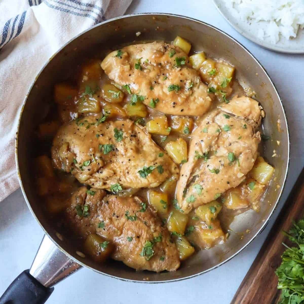 Easy Chicken Pineapple Adobo Easy Chicken Pineapple Adobo