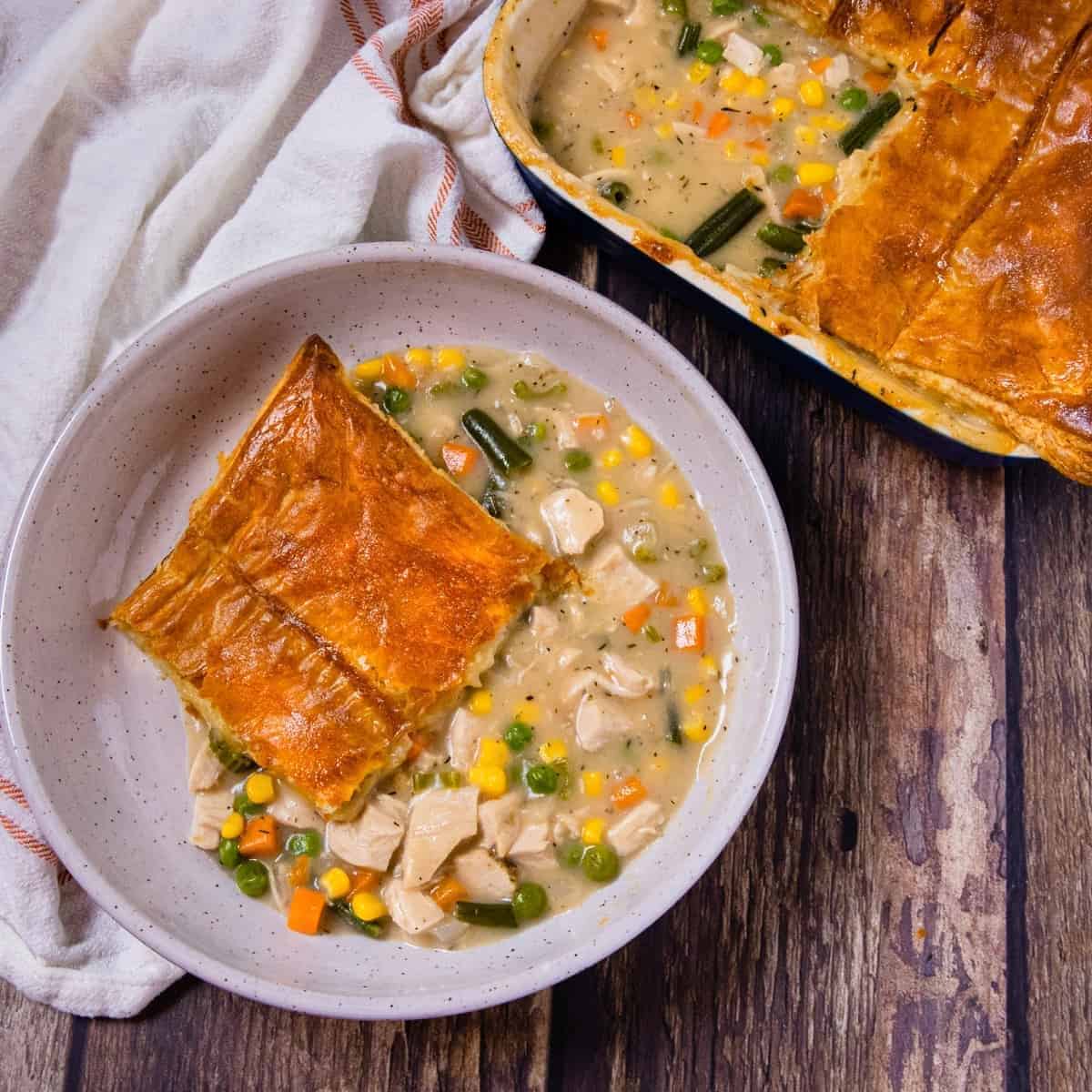 Easy Instant Pot Turkey Pot Pie