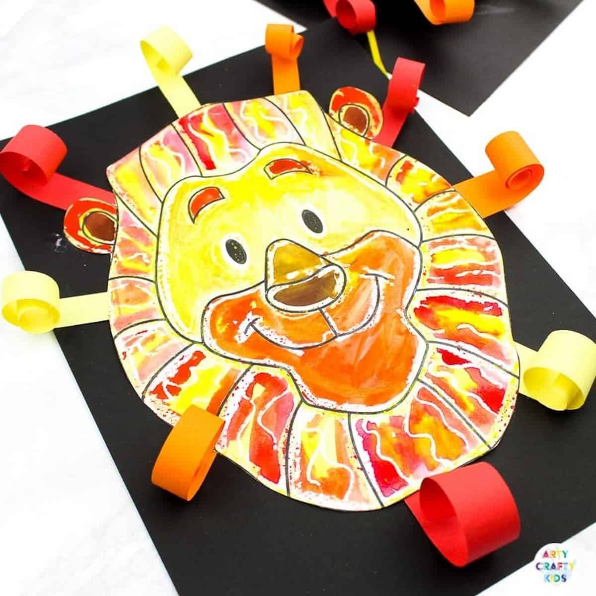 Easy Lion Art Project For Kids