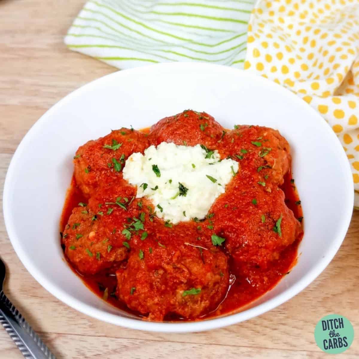 Easy Low Carb Instant Pot Meatballs